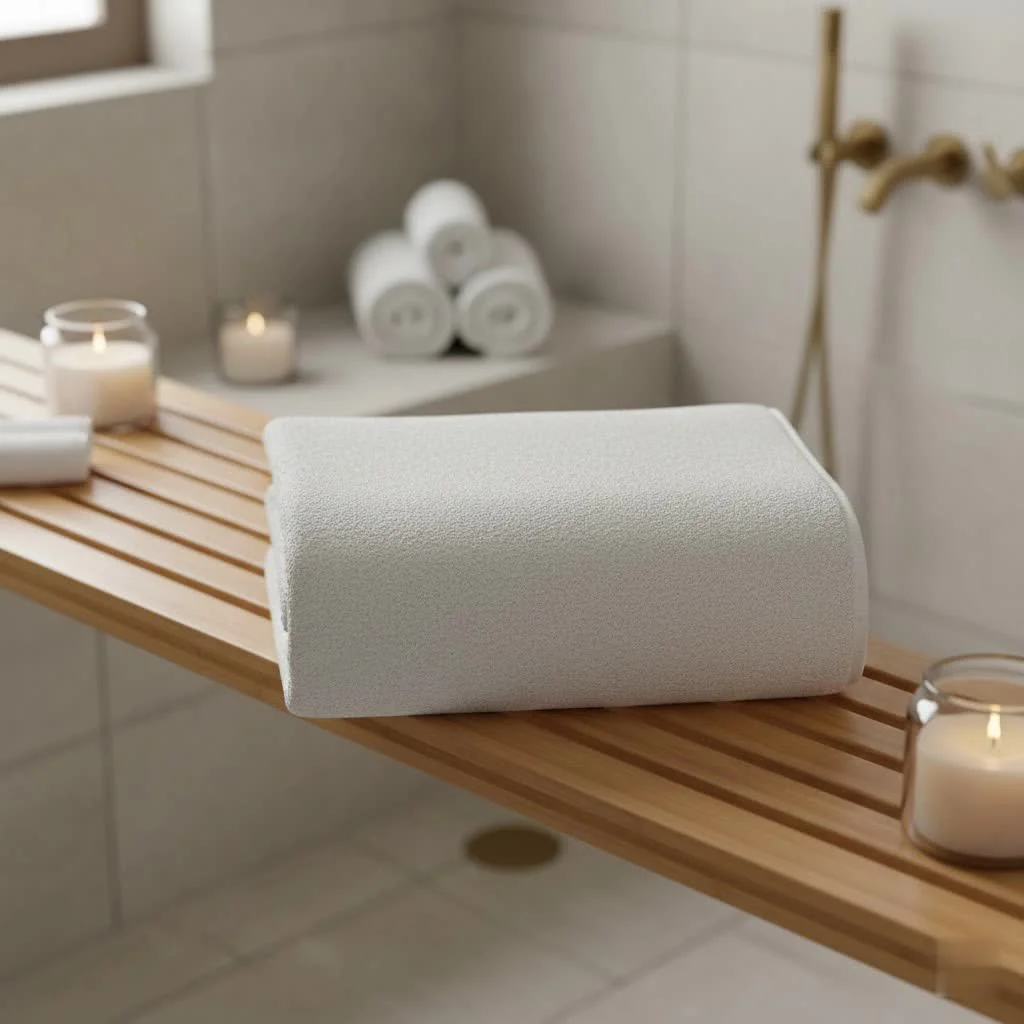 Muji organic cotton bath towels