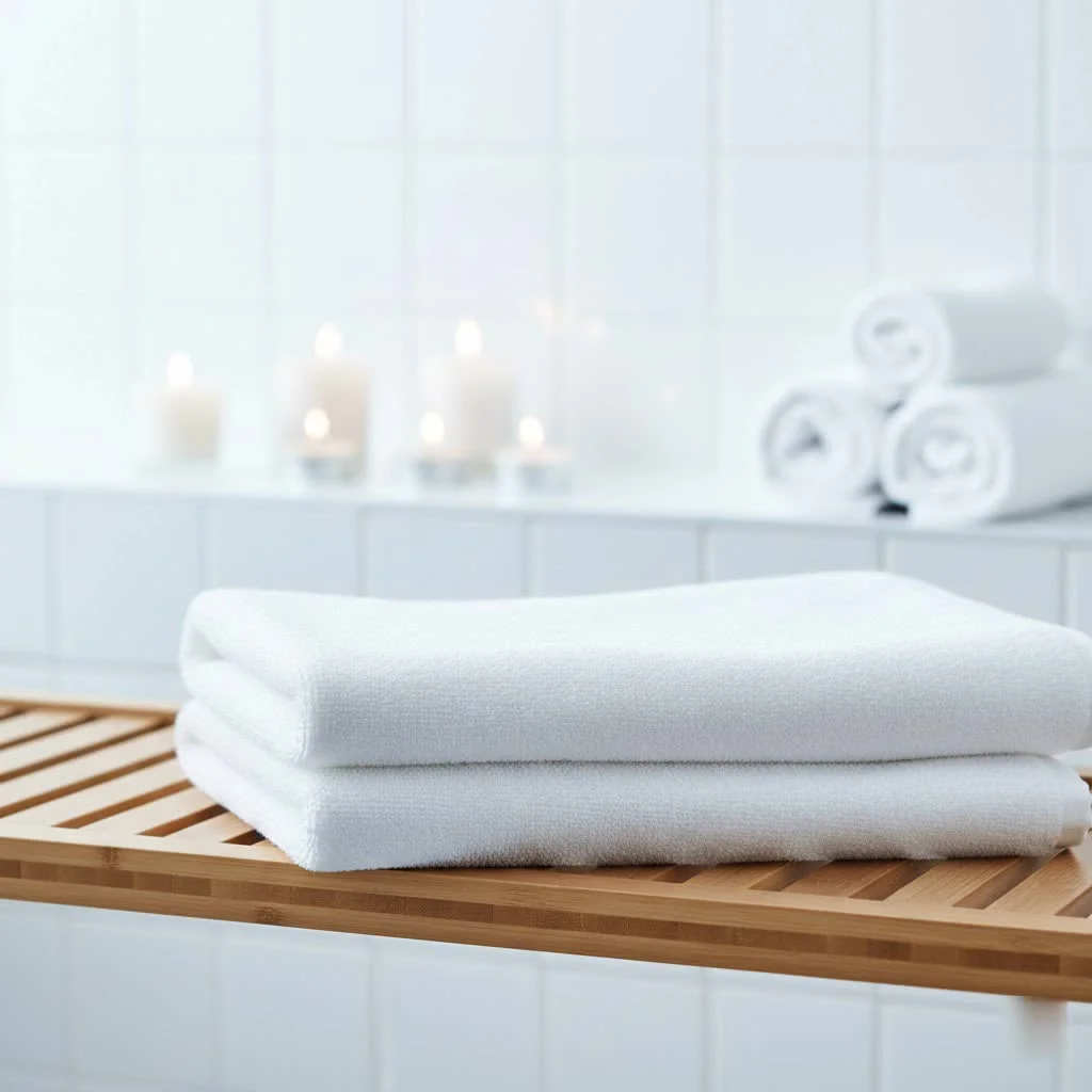 Plush luxury bath towel sets